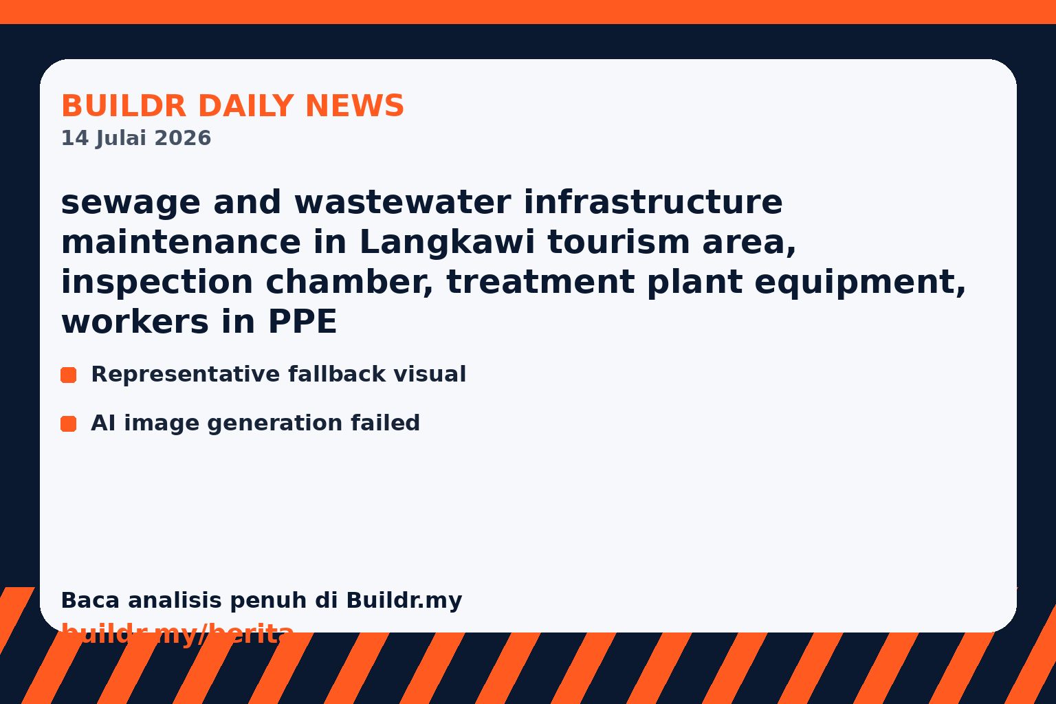 Representative editorial photo for news item: IWK collaborates with Langkawi’s hotel entrepreneurs in sewage wastewater management protection