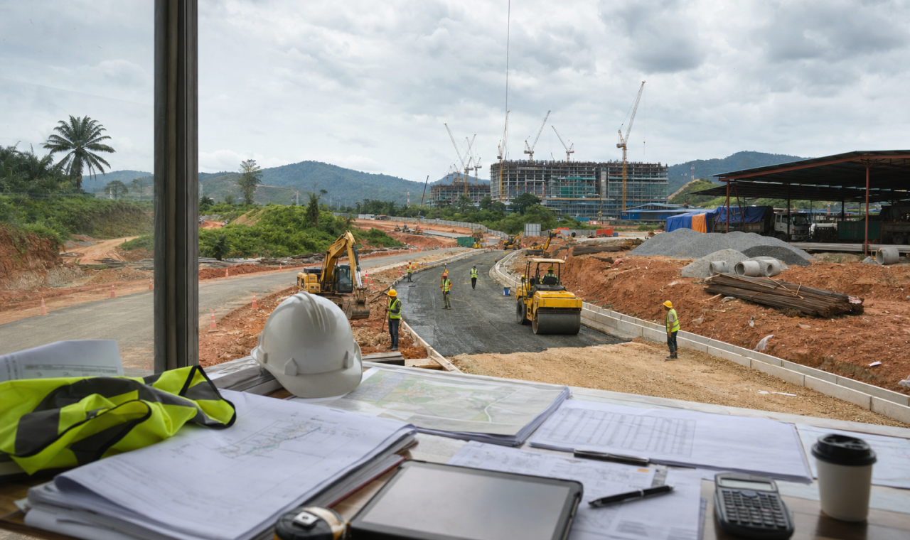 Photorealistic representative editorial image for Buildr Daily News: 10 July 2026 — Malaysia Construction, Property & Building Updates