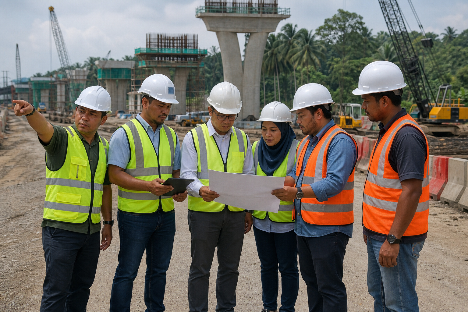 Gambar editorial jana AI yang mewakili Kadar projek sakit KKR turun kepada 5.92%: kemajuan perlu dibaca bersama bukti pemulihan di tapak; bukan foto projek, syarikat, tempat atau peristiwa sebenar.