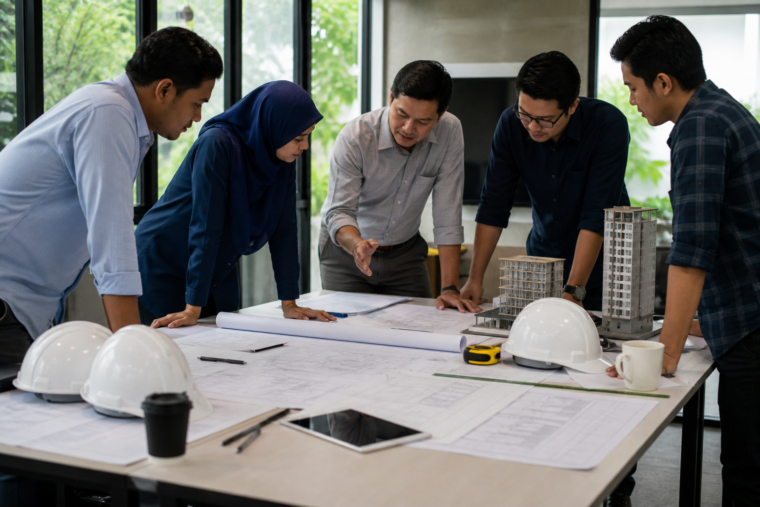 Gambar editorial jana AI yang mewakili the Malaysian construction and property market; bukan foto projek, syarikat, tempat atau peristiwa sebenar.