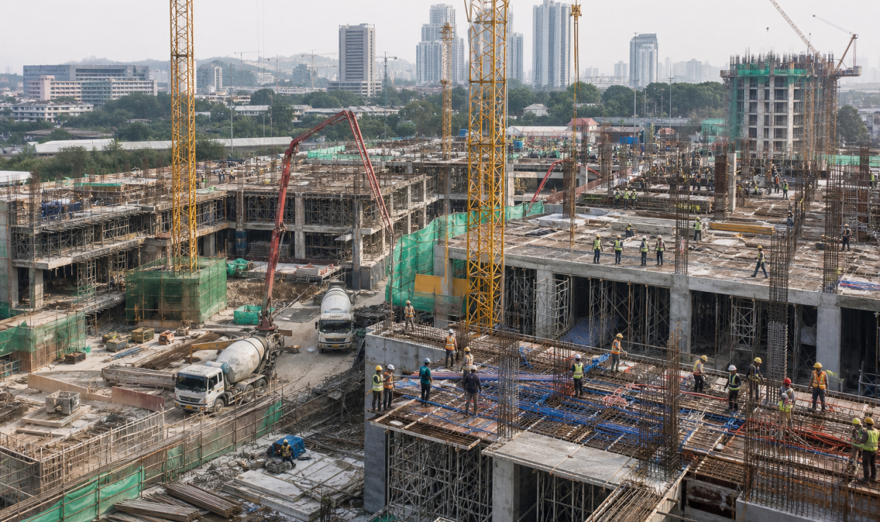 Berita Buildr Harian 22 Ogos 2026: M&E RM1.04 Bilion, Kos Simen, Pembaharuan PJ dan Kuasa Tapak Lebih Bersih