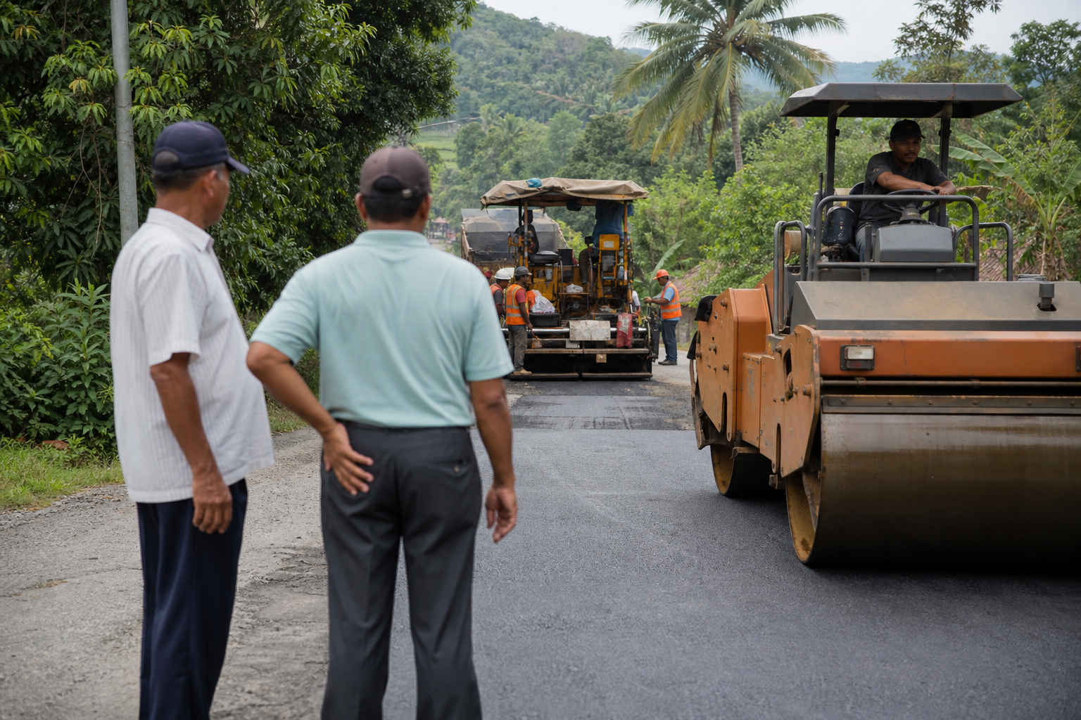 Kerja penyelenggaraan jalan luar bandar Malaysia